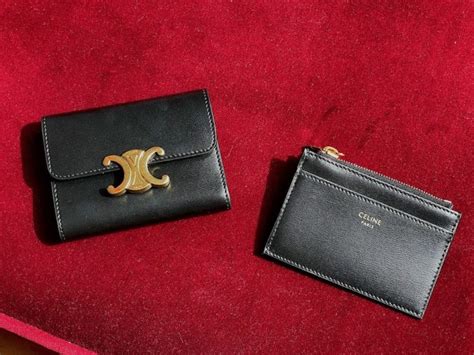 celine wallet detachable|Celine compact wallet triomphe.